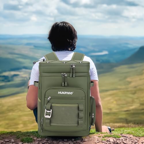 Hulongo Nevera Bolsa Impermeable Grande Térmica Isotérmica Aislada a Prueba de Fugas para Camping, Playa, Pesca, Picnic, Viajes, Exteriores