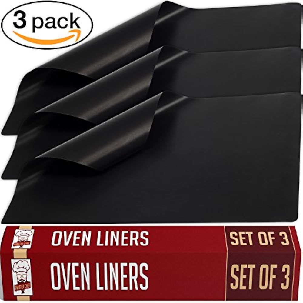 Oven Parts & Accessories Non Stick Liners Set Of 3 Protector Mats For
