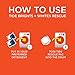 Tide Brights and Whites Rescue in Wash Laundry Booster Packs, 27 Count, (Pack of 3)