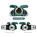 2 Way Y Hose Splitter. [BONUS] Premium Hose Nozzle / Metal Garden Hose Sprayer by Hello Garden. [BONUS] 10 Washers. 9 Settings Nozzle, Ergonomic Grip, Tough Chrome Finish, Fatigue-Free Flow Control
