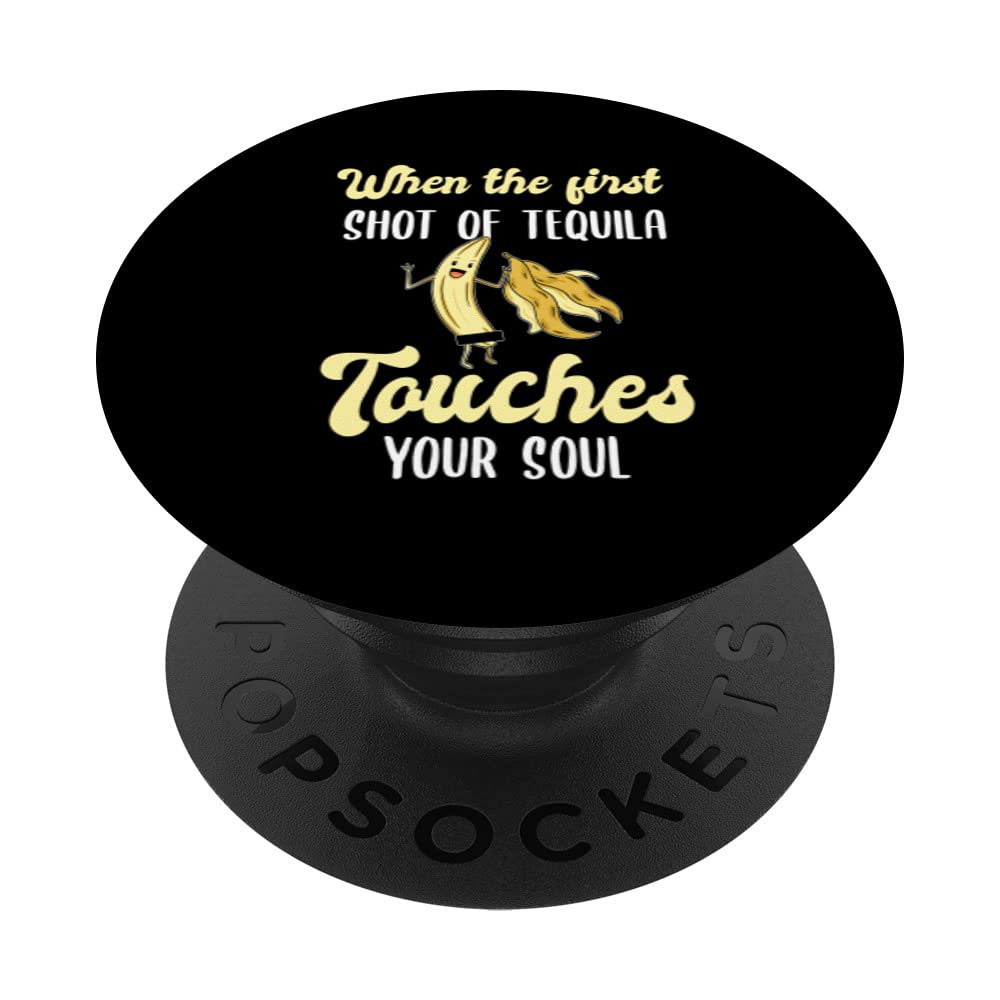 Mis Amigos Funny Salt Lime & Tacos Tequila PopSockets Swappable PopGrip