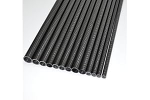 Abester ID 3mm x OD 5mm x 500mm Glossy Surface 3K Carbon Fiber Tube (1 Piece)
