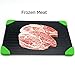 Fast Defrosting Tray, Yubobo Rapid Thaw Defrosting Tray Meat Magical Plate,The Natural And Fast Way To Thawing Frozen Food, Without Electricity, Microwave Or Other Tools (Green Legs)