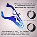 EZ Cruize - Motorcycle Cruise Control - Universal Throttle Assist - Wrist/Hand Grip Lock Clamp - Harley, Honda, Suzuki, Yamaha, Kawasaki, Indian, Triumph, Ducati, Aprilia, KTM, BMW (Blue)