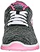 Skechers Sport Women's Skech Air Sweet Life Fashion Sneaker,Black/Hot Pink,7 M US