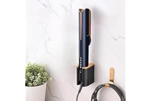 GENCAM Wall Mounted Holder for Airstrait Straightener, Metal Organizor Storage Rack Suitable for Airstrait Straightener, Wall