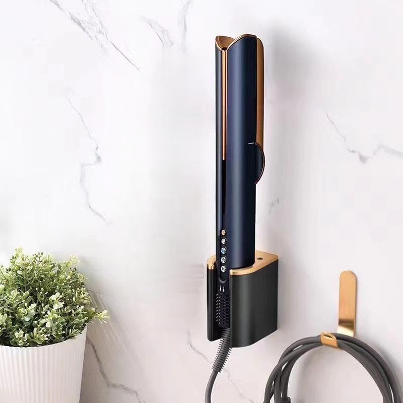 GENCAM Wall Mounted Holder for Dyson Airstrait Straightener, Metal Organizor Storage Rack Suitable for Dyson Hair Straightener