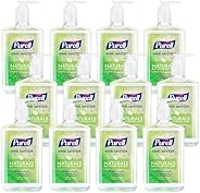 Purell NATURALS Advanced Hand Sanitizer Gel, with Skin Conditioners and Essential Oils, 12 fl oz Counter Top P