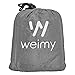 Sand Repellant Lightweight Compact Beach Blanket | Updated Version | Large, with: 4 Aluminium Stakes, Anchor Pockets and Carry Bag | Quick Drying, Sand and Water Resistant