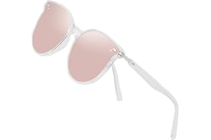 Arjien Women's Sunglasses Polarized UV Protection 2024 Trendy Retro Round Ladies Sunglasses