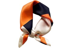 MEISEE 100% Mulberry Silk Scarfs Small Square Scarf 21" x 21" Neck Scarf Breathable Lightweight for Women Gift Packed