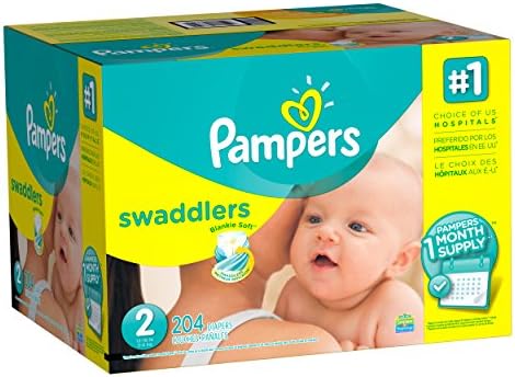 168 pampers swaddlers size 2