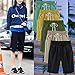 XinYangNi Women's Outdoor Casual Elastic Waist Knee Length Curling Bermuda Shorts with Drawstring