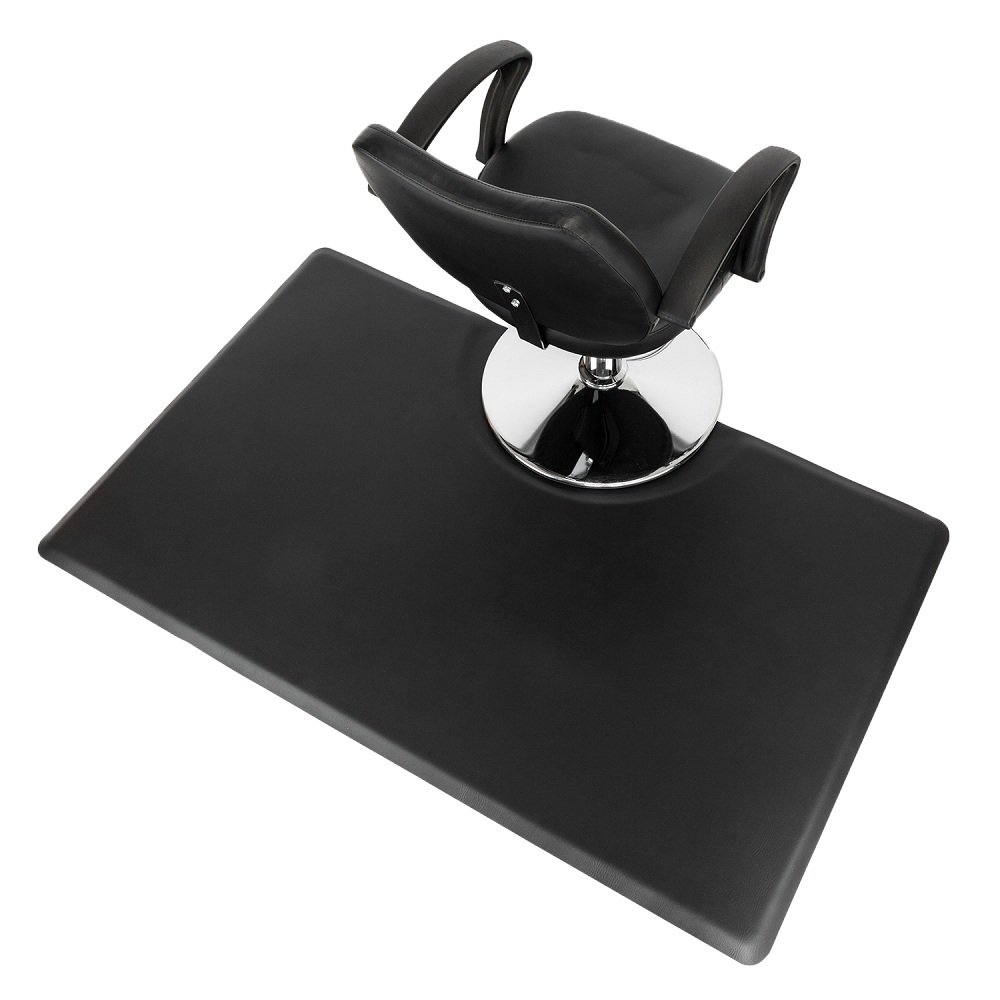 Photo 1 of 3' x 5' Salon Anti Fatigue Mat for Hair Stylist 7/8'' Thick, Rectangle Comfort Barber Shop Beauty Floor Mats Under Styling Chair