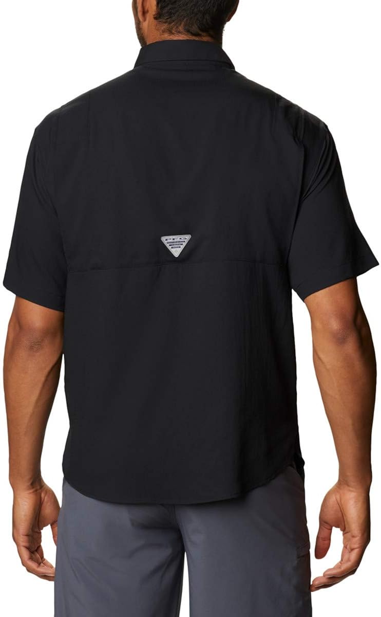 NCAA Ohio State Buckeyes Men's Tamiami Short Sleeve Shirt, XX-Large, OS - Black : Clothing