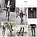 1 Piar Thigh High Socks,Over Knee Socks for Women Girl,Crochet Long Socks Leg Warmer Legging(Black)