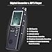 Digital Voice Recorder,Picus Sound Recorder Dictaphone for Lectures,8GB Audio Recorder with USB, Dual Microphone Recording, AGC Noise Reduction, Voice Activated with MP3 Player