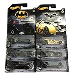 Hot Wheels 2018 Batman Bundle of 6 Die-Cast Vehicles, 1:64 Scale