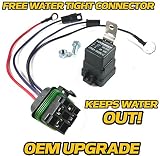 HD Switch Starter Relay Kit AM107421 replaces John Deere AM107421 316 318 160 165 180 420 GX75 SRX95 - HD Switch is Compatible with John Deere