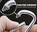 HOSALA Silver Aluminum Carabiner - Quickdraw Metal Keychain Mini Spring-loaded Carrying Locking Gear for Everyday Life Uses, Outdoor Activity, Hanging or Travel Organizer - 10 PCS D Shape Buckle Pack