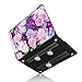 MacBook Air 13 Inch Case, iCasso Rubber Coated Soft Touch Hard Shell with Keyboard Cover,Only Compatible MacBook Air 13 Inch (Model A1369/A1466),Not Fit 2018 Version Model A1932, (Purple Flower)