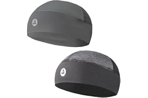 EMPIRELION Low-Profile Cooling Skull Cap Helmet Liner, Summer Sweat Wicking Cycling Beanie Hard Hat Working Cap