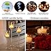 Flameless LED Tea Lights,Pack of 25,Realistic and Bright Flickering Bulb Battery Operated Electric Fake Candles for Wedding,Table,Gift,Outdoor & Festival Celebration