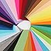 king do way 42PCS 8 x 12 Inches Assorted Color Felt Fabric Sheets Patchwork Sewing for DIY Craft, 1mm Thick