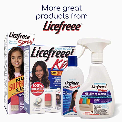Licefreee Spray Family Size Lice Treatment for Kids & Adults, Easy Use