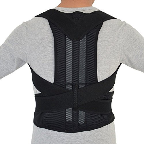 Buy Aofit Steel Posture Corrector Back Brace Adjustable Double Pull