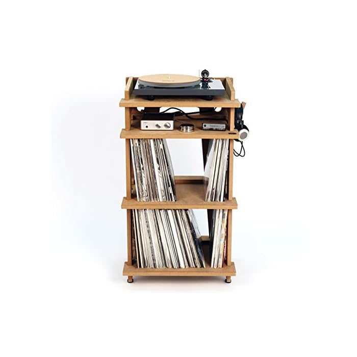 Buy Line Phono Turntable Stand + Vinyl Record Storage Fits Most