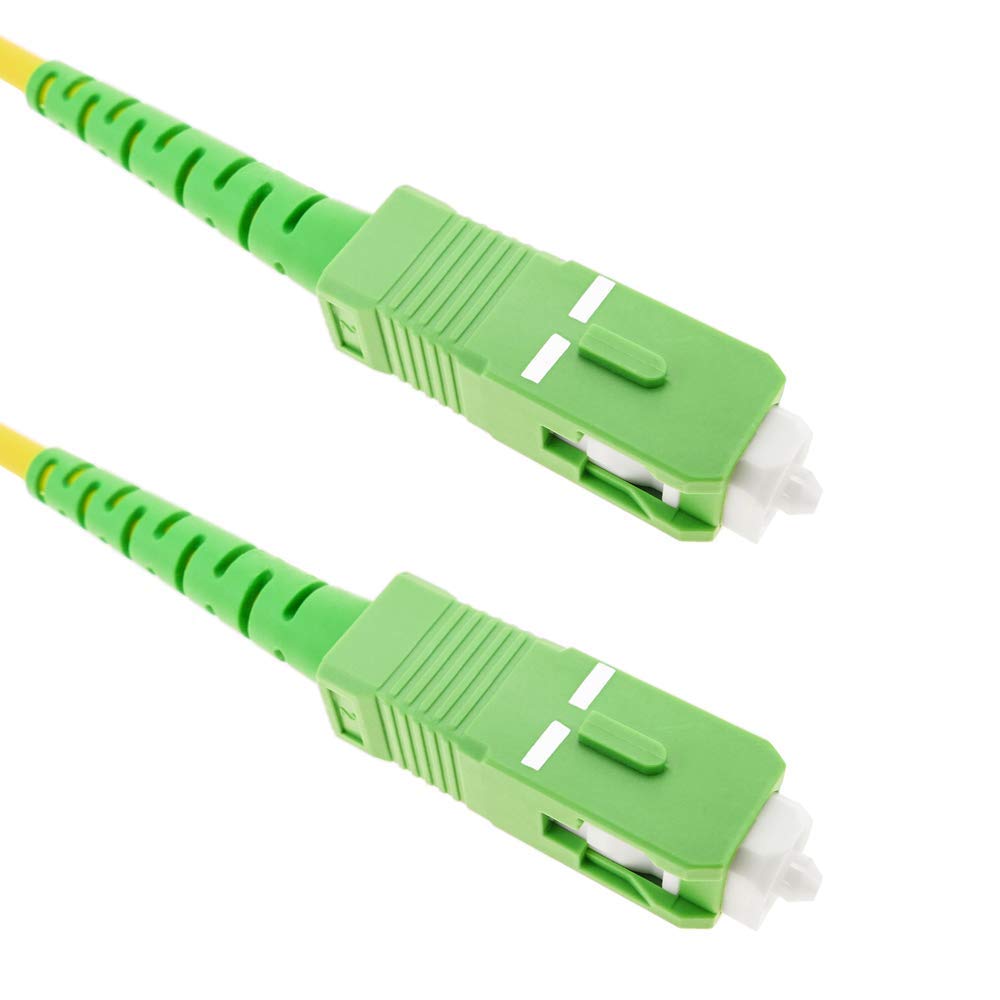 BeMatik - Fiber Optic Cable 15 m SC/APC to SC/APC Singlemode Simplex 9/125 OS2