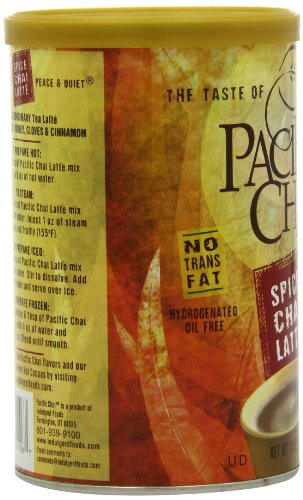 Pacific Spice Chai Latte Mix, 10-Ounce Canisters (Pack of 6)