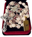 elegantmedical HANDMADE Pink Quartz Beads catholic