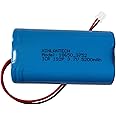 XINLANTECH 3.7v 5200mah Rechargeable Lithium Battery Pack with JST PH2.0-2Pin Plug for Bluetooth Speaker, Solar Light Battery, Outdoor lamp Battery, 1s2p Batteries Pack