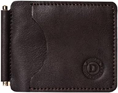 Slim Wallet, leather money clip, credit card holder, front pocket wallet for men from full grain leather