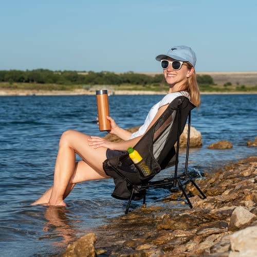MOON LENCE Camping Chairs Compact Backpacking Chair, 400 lbs