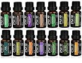 14 PURE Essential Oils Set Variety Pack. FRANKINCENSE, PATCHOULI, CLARY SAGE, BERGAMOT, LAVENDER, YLANG YLANG, CAMPHOR, CEDARWOOD, PINE, TEA TREE, LEMONGRASS, ORANGE, EUCALYPTUS, PEPPERMINT!