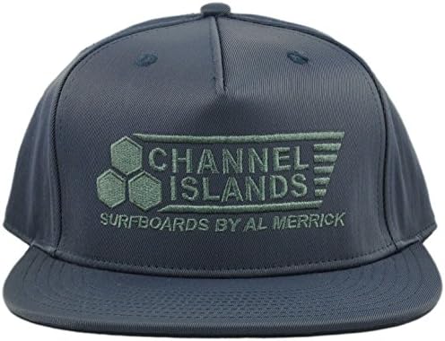 Channel Islands Surfboards Flag Snapback Fitall Hat, Indigo, One Size