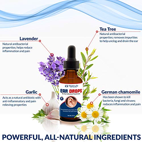 Natural Ear Drops for Ear Infection Treatment Organic Ear Drops for