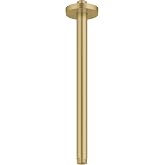 Grohe Rainshower 12-Inch Ceiling Shower Arm, Round, Brushed Cool Sunrise