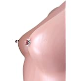 Silver Nipple Rings Crown Non Piercing adjustable Nipple Ring