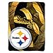 The Northwest Company NFL Pittsburgh Steelers Micro Raschel Throw Blanket, 60