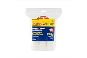 Purdy White Dove Roller Cover, 9 x 3/8 in., 6 count