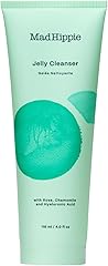 Mad Hippie Jelly Cleanser - Jelly to Milky Hydrating Face Wash for Women/Men with Rose, Chamomile, and Hyaluronic Acid, 4 Fl 