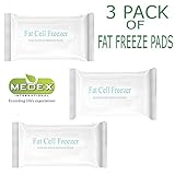 Medex Lab 3 Packs of Fat Cell Freeze Pads(Replacement Pads Only)(Fat Cell Freeze System Sold Seperately) (Fat Freezer)