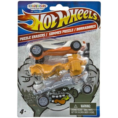 Hot Wheels X CrazErasers: Collectible Puzzle Erasers Series #1 [C9772002]