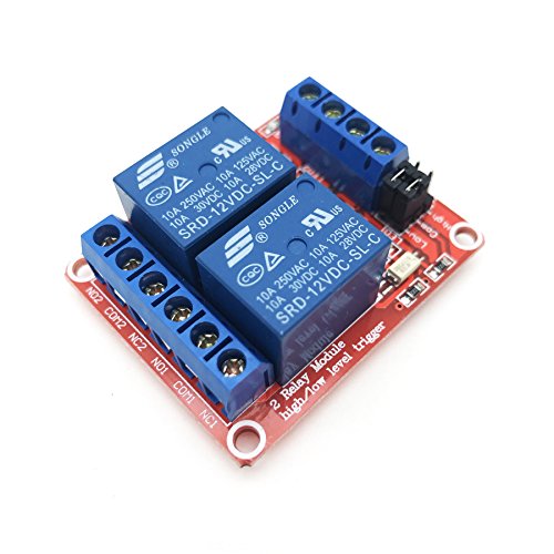 FTCBlock 2 Channel DC 12V Relay Module with Optocoupler for PLC Automation Equipment Control Industrial Control