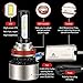 Warmoon H11 Led Headlight Bulb,Upgrade Version 45W Ultra Brightness 6000Lm 360°Beam Angle 6500K Cool white All-in-One Built-in Canbus led headlight bulbs-3 Year Warranty[Fits H8 H9 and H11]