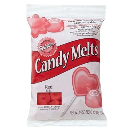 Amazon Com 3 X Wilton 12 Oz 340g Red Candy Melts Perfect For